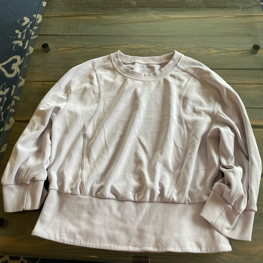 lululemon athletica Light Lavender Crew Pullover